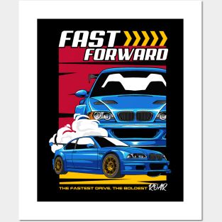 GTR E46 Fast Forward Posters and Art